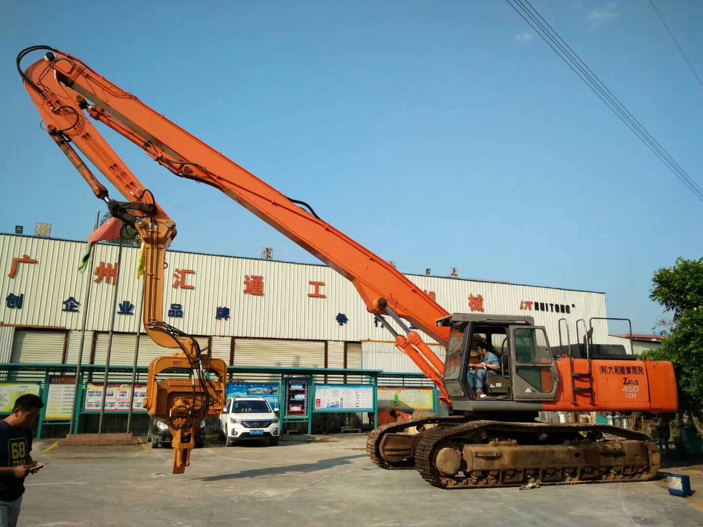 挖掘機(jī)打樁臂、打樁臂、挖掘機(jī)打樁臂廠(chǎng)家