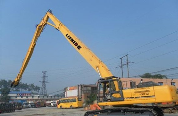 挖掘機拆樓臂、三段式加長臂、挖掘機拆樓臂廠家