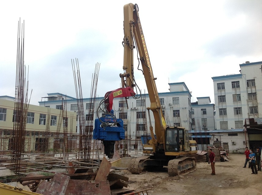 挖掘機(jī)打樁臂 挖掘機(jī)打樁臂