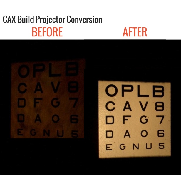 CAX Build Projector Conversion
