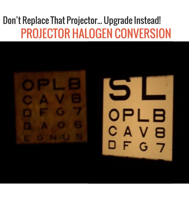 Projector Halogen Conversion